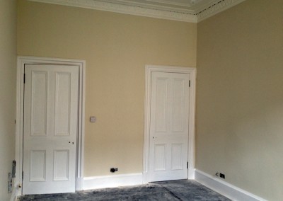 Decorators-plasterers West end Glasgow.